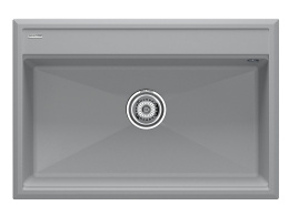 Мойка гранитная STEPIA-750, PM117551-GRS, серый дым, 750х510, Paulmark PM117551-GRS