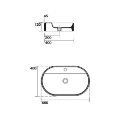 Фото Kerasan Ciotola 028511*1 Раковина-чаша 65х40хh12см, с 1 отверстием, с переливом, цвет: Verde muschio