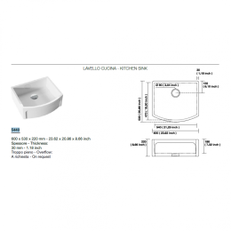 Фото Мойка кухонная Kerasan Hannah Devon  544001