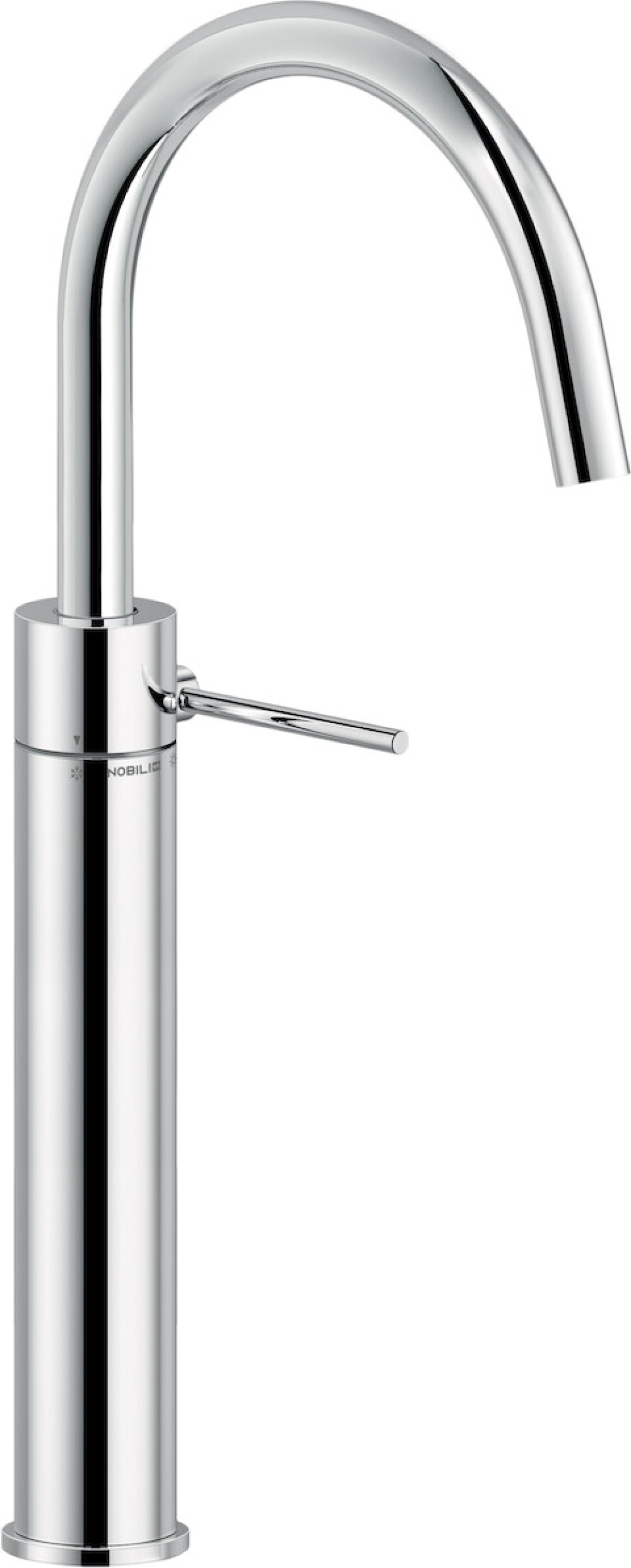 Фото Nobili Velis VE125168/3CR Смеситель для раковины высокий 314 без донного клапана