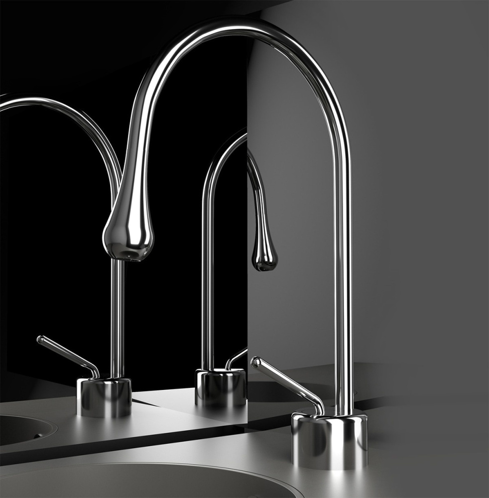 Смеситель для раковины Gessi Goccia (33601#031) хром