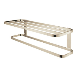 Полка для полотенец с держателем Grohe Selection 41066BE0, 60 cм, никель глянец