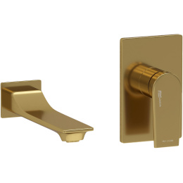 Фото Смеситель для раковины WasserKRAFT A55543 Золото матовое