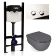 KIT VSCR 7334GM Slim P4 Комплект инсталляции 4 в 1, WINNER S BLOCK VS0853202, унитаз DREAM 7334GM, к