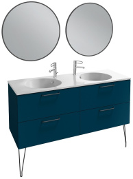 Зеркало Jacob Delafon Odeon Rive Gauche EB1268-S06, 90 см, лакированная рама темно-синий сатин