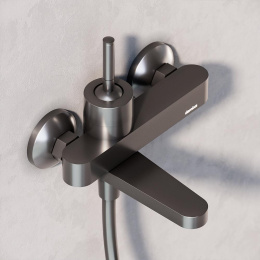 Фото Смеситель для ванны и душа Damixa Arc (291000300) черный