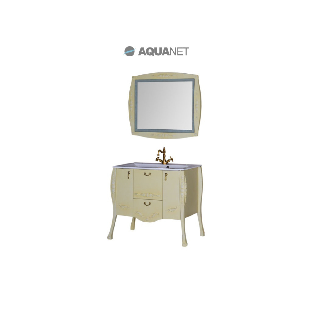 Мебель для ванной Aquanet Виктория 90 олива