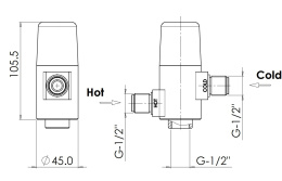Центральный термостат Stern THERMOSTATIC 07010198