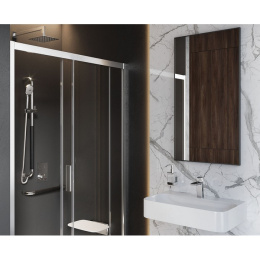 Фото Excellent Kuadro DOEX.KU100.050.BL Зеркало прямоугольное 100x50 (черный мат)