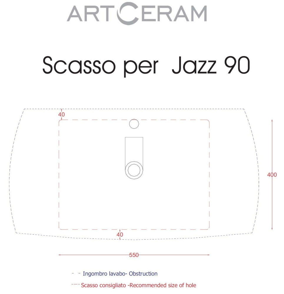 Фото Консоль для раковины ArtCeram Jazz (JZC002 51 00)