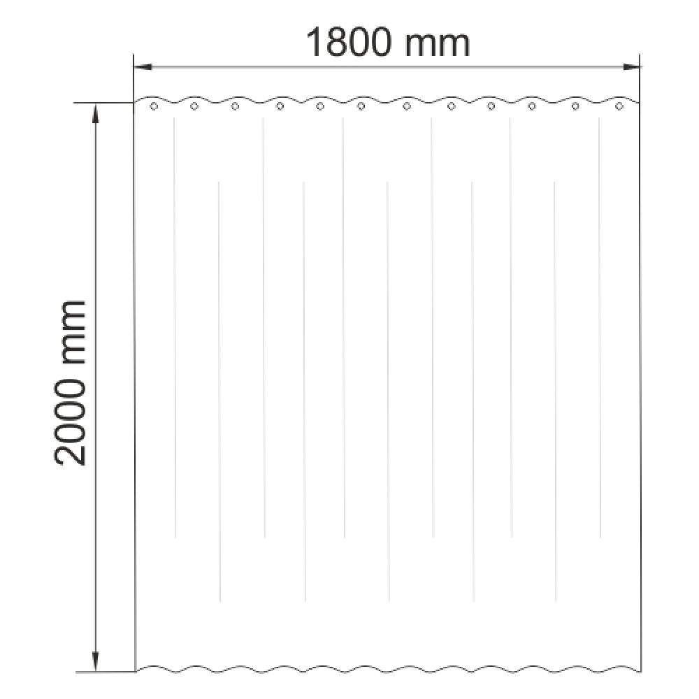 WasserKRAFT Lopau SC-60101 Шторка для ванной