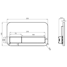 Комплект унитаза с инсталляцией Villeroy&Boch O.Novo 5660D201 с сиденьем Микролифт и клавишей смыва 