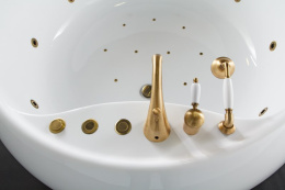 Акриловая ванна 155x155 BelBagno (BB30-1550), округлая