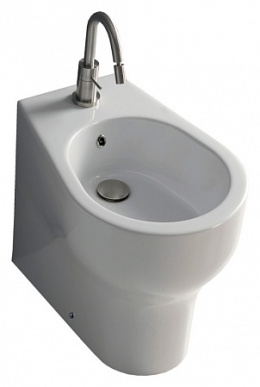 Биде Kerasan K09 362101 напольное, укороченное