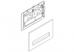 Кнопка смыва BelBagno Marmi (BB011-MR-CHROME.M) хром
