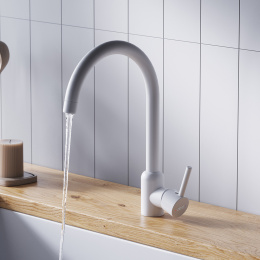 Фото Кухонный смеситель Dorff Logic (D3007033) Белый