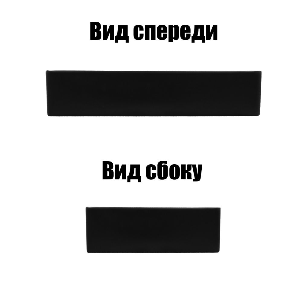 Фото Раковина накладная Azario  (AZ-2178-MB) Черный матовый