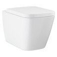 Унитаз подвесной Grohe BauEdge 106740SH00 безободковый, с сиденьем микролифт, альпин-белый