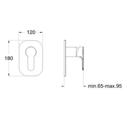 Cristina SPORT SI61651 Смеситель для душа