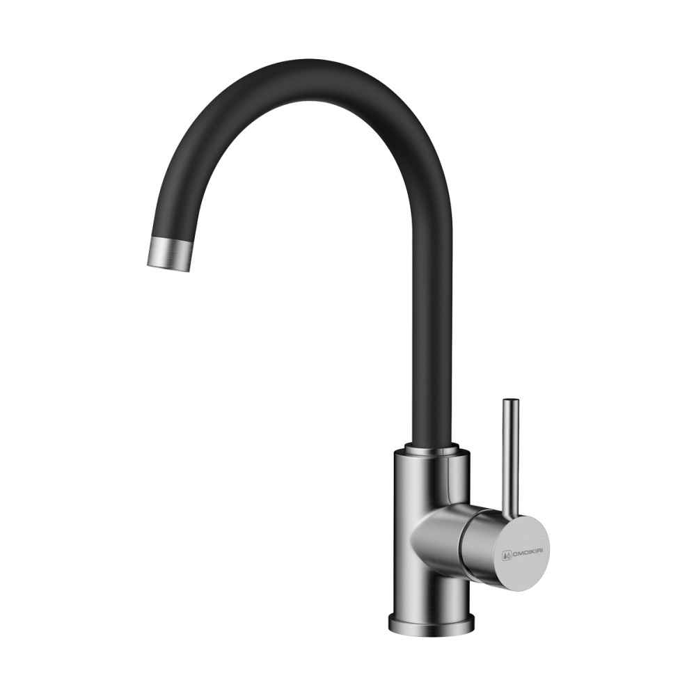 Смеситель для кухни Omoikiri Shinagawa-BL-BN (4994252) черный