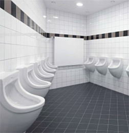 Писсуар Duravit Starck 3 0821350000, внутренний подвод воды, белый