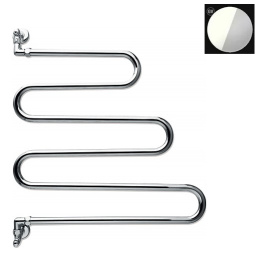 Фото Полотенцесушитель Margaroli Vento 405600WHCR водяной, белый/хром