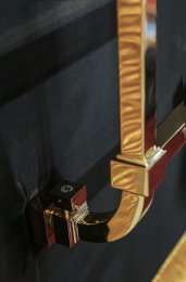 Фото Полотенцесушитель водяной Margaroli Concerto 732-4 732-4CR, высота 81 см, ширина 53, хром