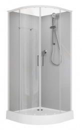 Фото Душевая кабина 90x90x202 Aquanet (00267253) Без гидромассажа, Акрил, Поддон низкий
