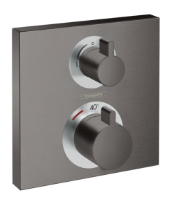 Смеситель для душа Hansgrohe Ecostat (15714340) шлифованный черный хром