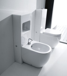 Фото Kerasan Flo 311601 Унитаз напольный приставной