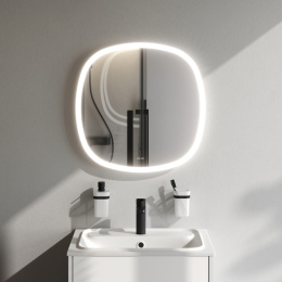 Фото Зеркало LED-подсветкой Am.Pm Func (M8FMOX0601WGS) Серый металлик