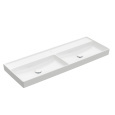 Раковина двойная для ванной 130 см Villeroy&Boch Collaro (4A34D2R1) альпийский белый