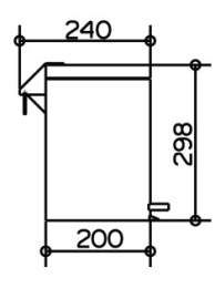 Ведро для мусора Keuco Plan 04988010000, хром