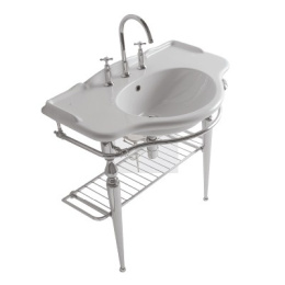 Фото Консоль для раковины Globo Paestum (PATC56 cr) хром