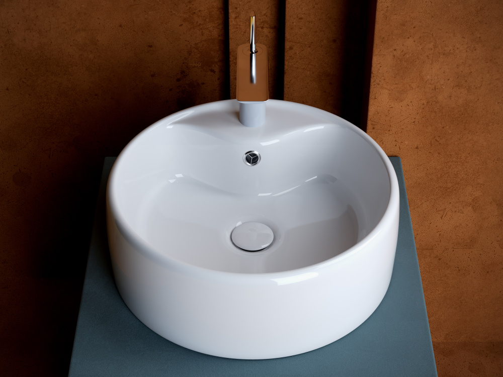 Фото Накладная раковина Ceramicanova Element CN5027 40см круглая