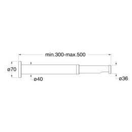 Cristina Sandwich Colours PD98051 Кронштейн для верхнего душа