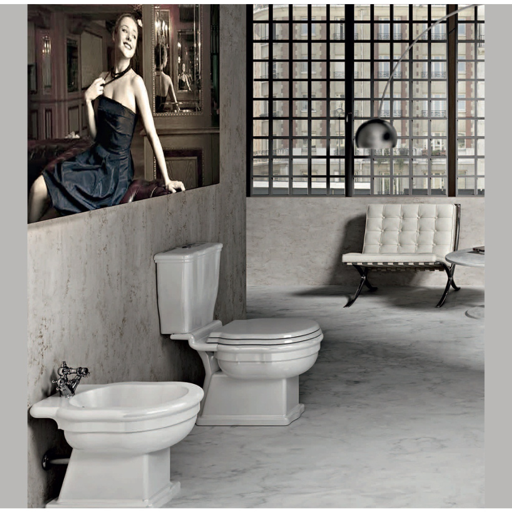 Ceramica CIELO Windsor CPV13BFC - Сиденье с крышкой для унитаза, SoftClose (белый - хром)
