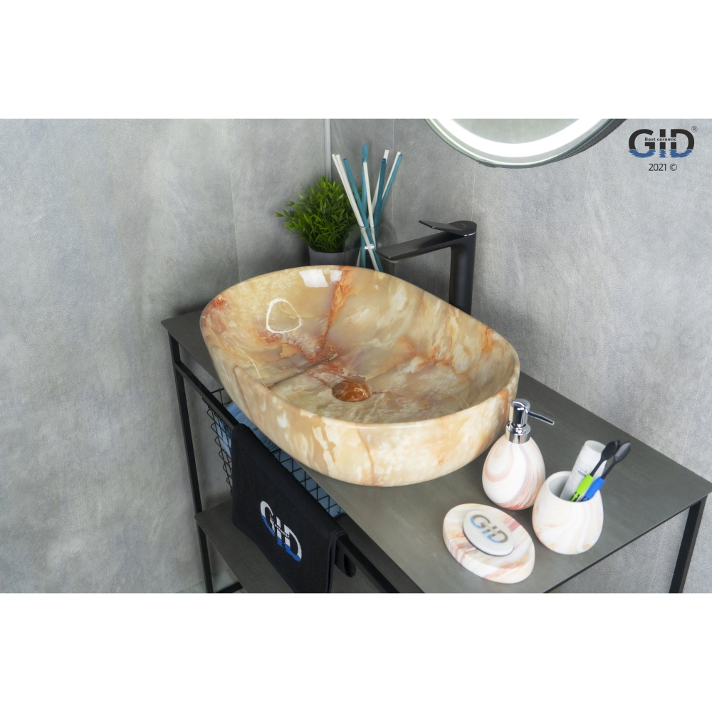 Раковина накладная Gid Mnc174