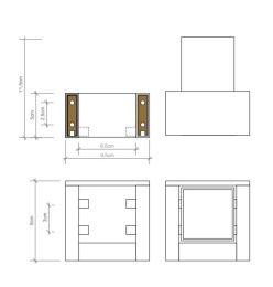 Фото Стакан для зубных щёток Decor Walther Brick (0591934), никель