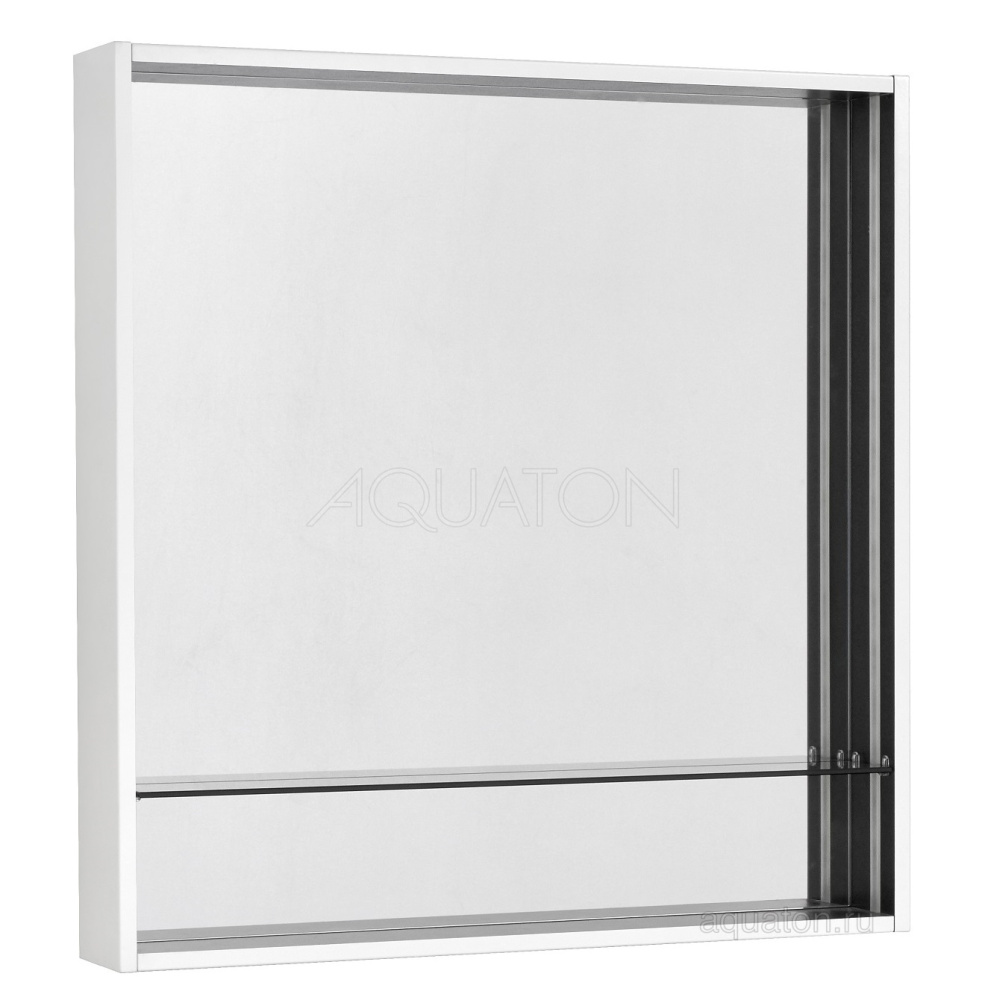 Зеркала Зеркальный шкаф Aquaton Ривьера 80 белый матовый 1A239102RVX20