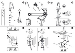 NOBILI Flag FL96400/1CR Смеситель для кухни (хром/черный)