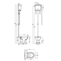 Фото Бачок для унитаза Simas Lante LA06bi