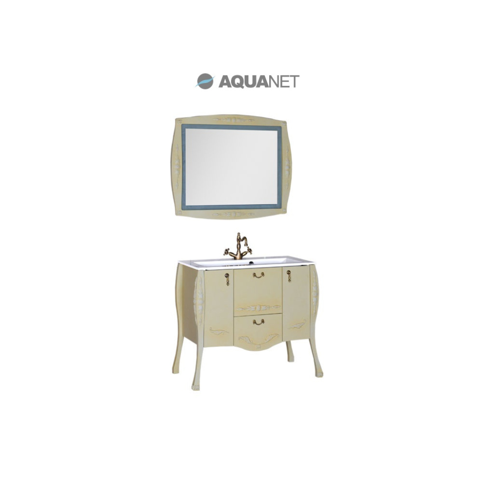 Мебель для ванной Aquanet Виктория 90 олива