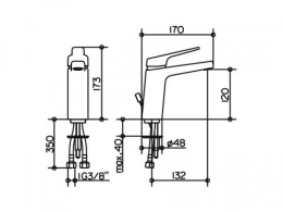 Фото Смеситель для раковины Keuco Collection Moll 52702010000, хром