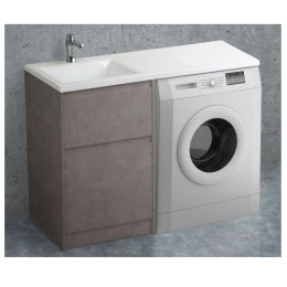 Тумба под раковину BelBagno Kraft KRAFT-LVD-580/1200-2C-PIA-PG, напольная, Pietra Grigio