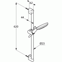 Душевой гарнитур Kludi Freshline (6793005-00) хром