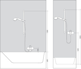 Душевой гарнитур Hansgrohe Raindance Select (26633400) хром, белый