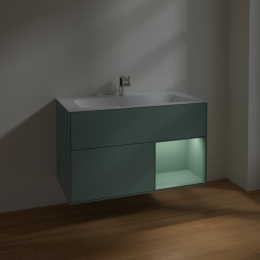 Villeroy Boch Finion F040GMGM Тумба под раковину 996х498 мм (olive matt/olive matt)