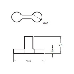 Фото Крючок Jacob Delafon Singulier 15218D-CP двойной