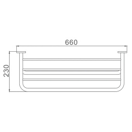 Фото Держатель для полотенца Haiba HB804